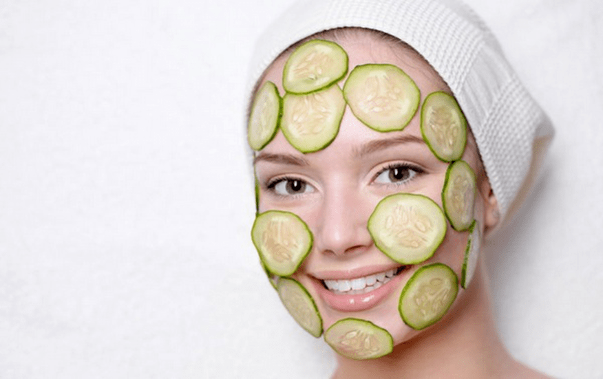 Máscara facial rexuvenecedora de pepino